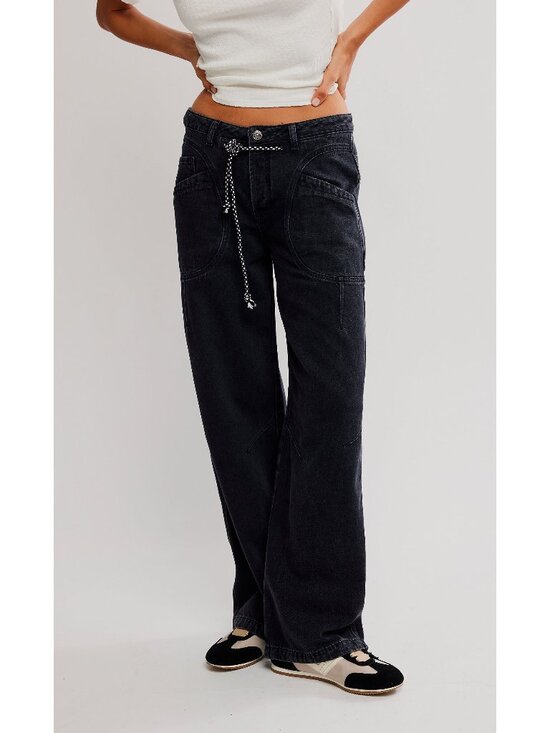 Free People Denim - FREE PEOPLE We The Free Love Language Pull-On Jeans / Hideaway